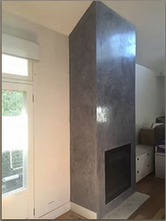 Lime plaster interior example 14