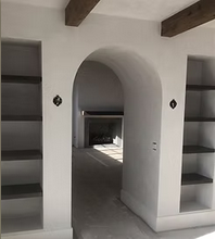 Lime plaster interior example 27